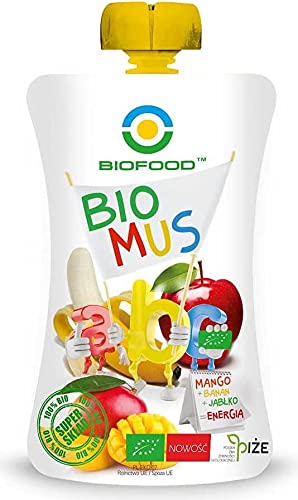 Mango-Bananen-Apfel-Mousse BIO 90 g - BIO FOOD von BIO FOOD