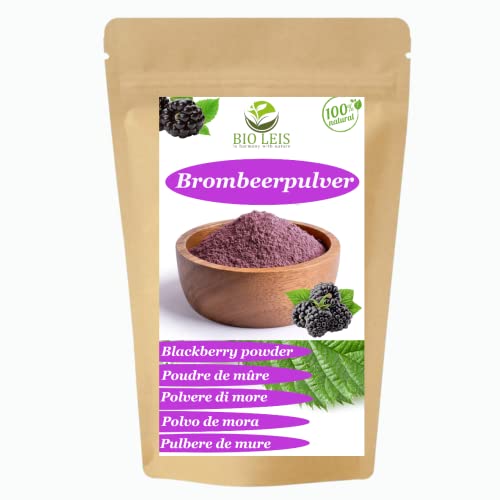 Brombeerpulver 200 g I 100% Natürlich I Fruchtpulver ohne Zucker I Naturbelassen von BIO LEIS in harmony with nature