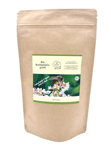 Bio-Buchweizengrieß 350 g, aus geschälten Buchweizenkörnern aus Oberbayern/Deutschland, glutenfrei, vegan, vegetarisch, ohne Kochen bestens fürs das warme Bio- Frühstück geeignet, verschließbare Tüte Bio-Buchweizengrieß 350 g, aus geschälten Buchweizenkörnern aus Oberbayern/Deutschland, glutenfrei, vegan, vegetarisch, ohne Kochen bestens fürs das warme Bio- Frühstück geeignet, verschließbare Tüte von BIO-Manufaktur ERBER 100% Natur