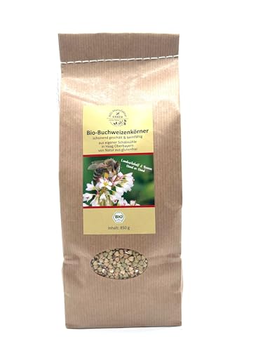Bio-Buchweizenkörner 850 g, glutenfrei, schonend geschält ohne Wärmezufuhr und angebaut in Oberbayern/Deutschland, vegan, vegetarisch Bio-Buchweizenkörner 850 g, glutenfrei, schonend geschält ohne Wärmezufuhr und angebaut in Oberbayern/Deutschland, vegan, vegetarisch von BIO-Manufaktur ERBER 100% Natur