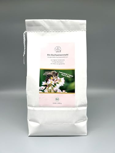 Bio-Buchweizenmehl 1300 g, glutenfrei, aus geschälten Buchweizenkörnern aus Oberbayern/Deutschland, vegan, vegetarisch, bestens für Pfannkuchen und Brotbacken geeignet Bio-Buchweizenmehl 1300 g, glutenfrei, aus geschälten Buchweizenkörnern aus Oberbayern/Deutschland, vegan, vegetarisch, bestens für Pfannkuchen und Brotbacken geeignet von BIO-Manufaktur ERBER 100% Natur