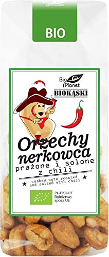Geröstete und gesalzene Cashewnüsse mit Chili Bio 100 g - Bio Planet Geröstete und gesalzene Cashewnüsse mit Chili Bio 100 g - Bio Planet von BIO PLANET