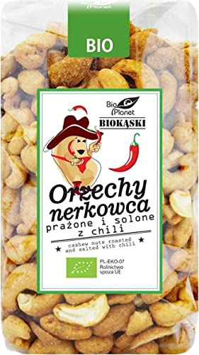 Geröstete und gesalzene Cashewnüsse mit Chili Bio 350 g - Bio planet Geröstete und gesalzene Cashewnüsse mit Chili Bio 350 g - Bio planet von BIO PLANET