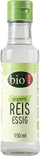 Bioasia Bio Reisessig – Essig zum Würzen und Verfeinern von Sushi Reis – Vegan – 1 x 150 ml von Bioasia