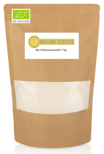 Bio Kokosmehl - 1kg glutenfrei und vielseitig - tropischer Genuss mit exotischem Bio Kokosnussmehl Bio Kokosmehl - 1kg glutenfrei und vielseitig - tropischer Genuss mit exotischem Bio Kokosnussmehl von BIOBUDDYS