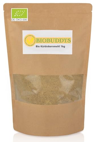 Bio Kürbiskernmehl – Nussig aromatische Mehlalternative für Backen, Kochen & Smoothies | 100% Natur, pflanzlich & vielseitig | 1kg Bio Kürbiskernmehl – Nussig aromatische Mehlalternative für Backen, Kochen & Smoothies | 100% Natur, pflanzlich & vielseitig | 1kg von BIOBUDDYS