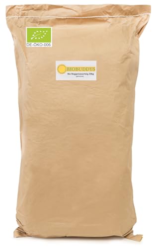 Bio Roggensauerteig - für Authentischen Geschmack - Sauerteig ideal für selbstgebackenes Brot und Brötchen - 20kg von BIOBUDDYS