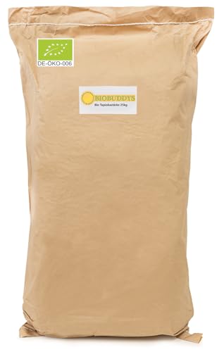 Bio Tapiokastärke 25kg – natürlich, vielseitig & glutenfrei - Tapiokamehl zum Kochen und Backen von BIOBUDDYS