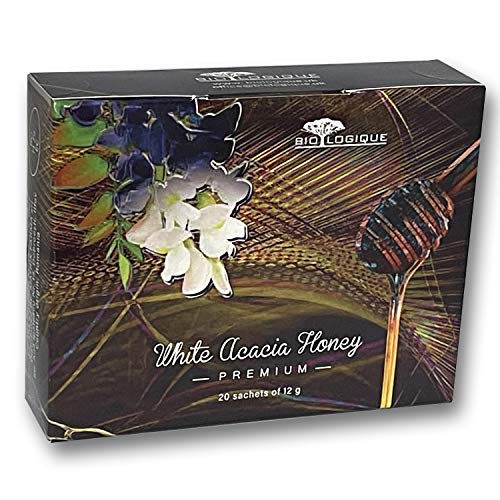 Akazienhonig-Sticks, 20 Portionen x 12 g, 240 g Akazienhonig-Sticks, 20 Portionen x 12 g, 240 g von BIOLOGIQUE PREMIUM