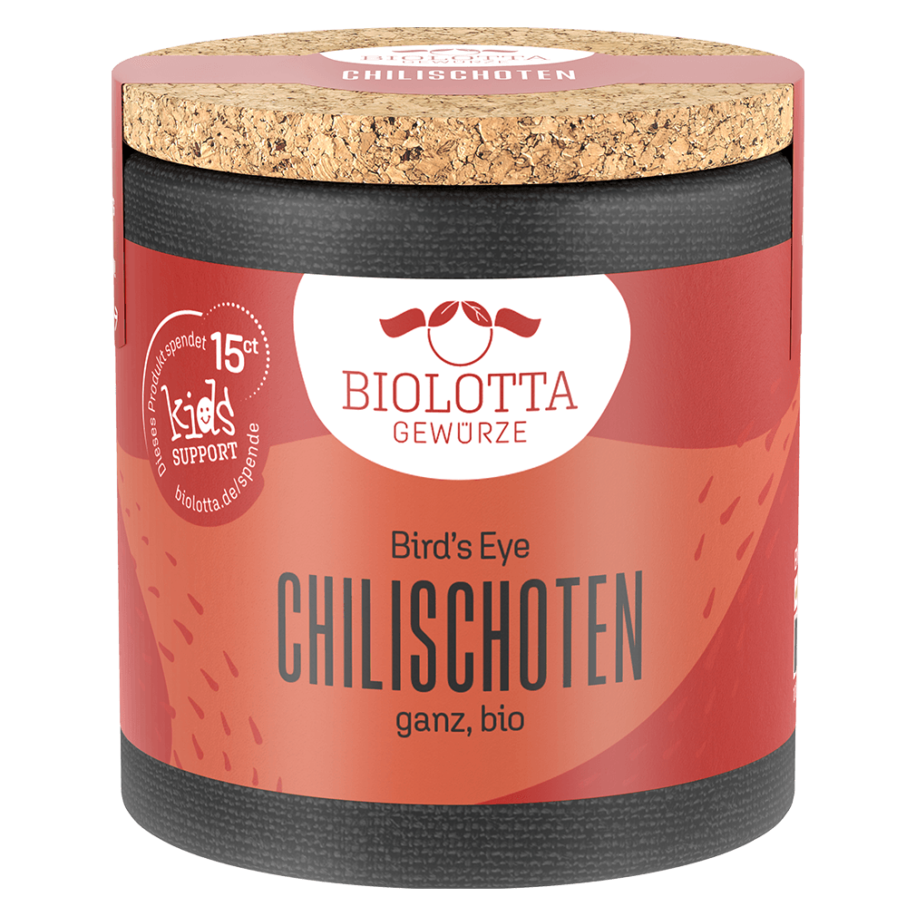 Bio Chilischoten ganz von BIOLOTTA