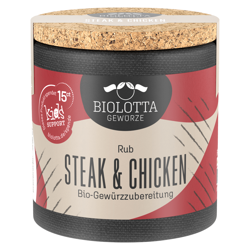 Bio Steak und Chicken Rub Gewürzzubereitung Bio Steak und Chicken Rub Gewürzzubereitung von BIOLOTTA