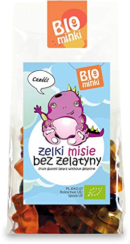 Gummibärchen (Teddybären) ohne Gelatine BIO 100 g - BIOMINKI von BIOMINKI