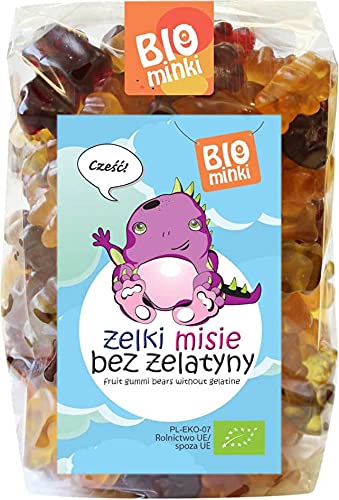 Gummibärchen (Teddybären) ohne Gelatine BIO 400 g - BIOMINKI von BIOMINKI