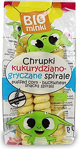 KNUSPRIGE GLUTENFREIE SPIRALEN MIT MAISBÖCKEN BIO 60 g - BIOMINKI von BIOMINKI