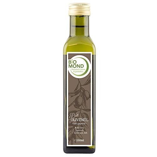 BIO Olivenöl von BIOMOND 250 ml / extra Nativ / hochwertiges Gourmetöl / Spanien / frisch gepresst von BIOMOND