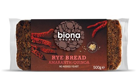 Organic Rye Amaranth/Quinoa Bread - 500g von Biona