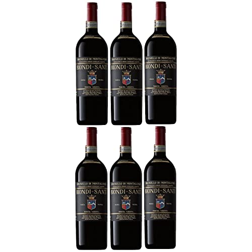 2011 Biondi-Santi Brunello di Montalcino DOCG Rotwein italienischer Wein trocken Italien I Versanel Paket (6 x 0,75l) von Biondi Santi