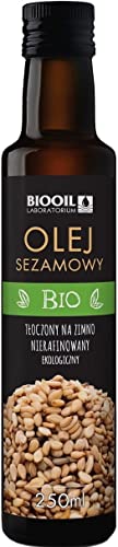 Kaltgepresstes unraffiniertes Sesamöl BIO 250 ml - BIOOIL Kaltgepresstes unraffiniertes Sesamöl BIO 250 ml - BIOOIL von BIOOIL