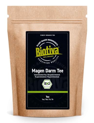 Magen-Darm Tee Bio 100g - Magentee - Darmtee - Abgefüllt und kontrolliert in Deutschland - Biotiva von Biotiva