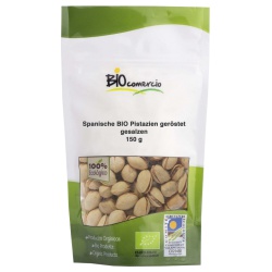 Pistazien mit Schale, geröstet und gesalzen Pistazien mit Schale, geröstet und gesalzen von BIOcomercio