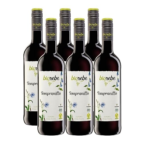 BIOrebe Tempranillo Qualitätswein (6 x 0,75l) von BIOrebe