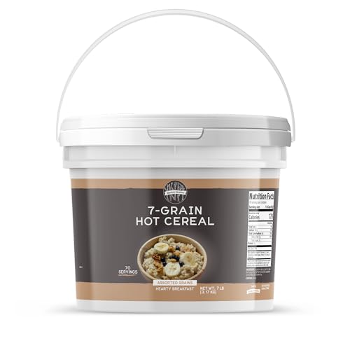 Birch & Meadow 3,5 l 7 Getreide heißes Müsli, gentechnikfrei, herzhaftes Frühstück, ballaststoffreich von BIRCH & MEADOW