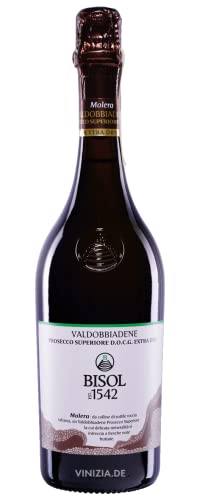BISOL MOLERA VALDOBBIADENE PROSECCO SUPERIOR DOCG EXTRA TROCKEN 75 CL BISOL MOLERA VALDOBBIADENE PROSECCO SUPERIOR DOCG EXTRA TROCKEN 75 CL von BISOL