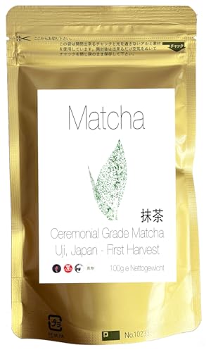 BISTROTEA Ceremonial MATCHA Pulver | Erste Ernte - 100% natürlich | reines Grüntee-Pulver für Latte, Smoothies, Matcha-Getränke | 100g Vorteilspackung BISTROTEA Ceremonial MATCHA Pulver | Erste Ernte - 100% natürlich | reines Grüntee-Pulver für Latte, Smoothies, Matcha-Getränke | 100g Vorteilspackung von BISTROTEA
