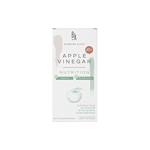 Apple Vinegar Apfelessig Drink, 40 Brausetabs, Limette & Waldmeister von BK BARBARA KLEIN