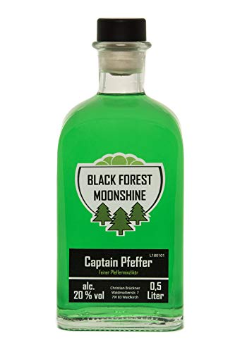 BLACK FOREST MOONSHINE l Captain Pfeffer l Pfefferminz Likör l (0.5 l) von BLACK FOREST MOONSHINE