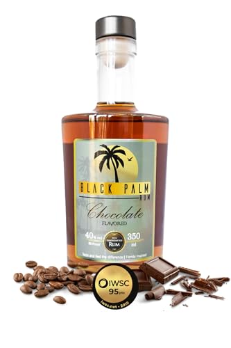 Black Palm Rum - Chocolate | handcrafted 40% vol. | 0,35 L | weich | mild | Schokolade | Kaffee von BLACK PALM RUM
