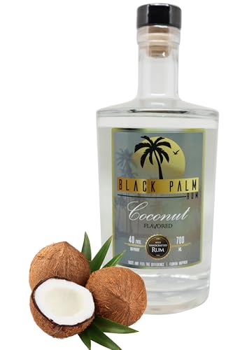 Black Palm Rum - Coconut | handcrafted 40% vol. | 0,7L | weich | Cocos | von BLACK PALM RUM