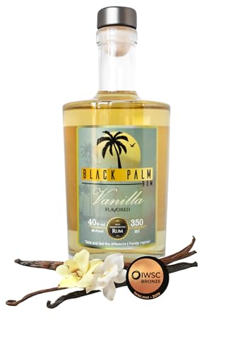 Black Palm Rum - Vanilla | handcrafted 40% vol. (0,35 L) von BLACK PALM RUM