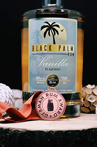 Black Palm Rum - Vanilla | handcrafted 40% vol. (0,7 L) von BLACK PALM RUM