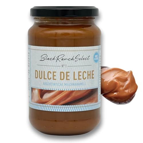 Black Ranch Dulce de Leche | Traditioneller argentinischer Milchkaramell-Aufstrich | Perfekt für Desserts & Backwaren | Glutenfrei & ohne Konservierungsstoffe | 430g Black Ranch Dulce de Leche | Traditioneller argentinischer Milchkaramell-Aufstrich | Perfekt für Desserts & Backwaren | Glutenfrei & ohne Konservierungsstoffe | 430g von BLACK RANCH ARGENTINA