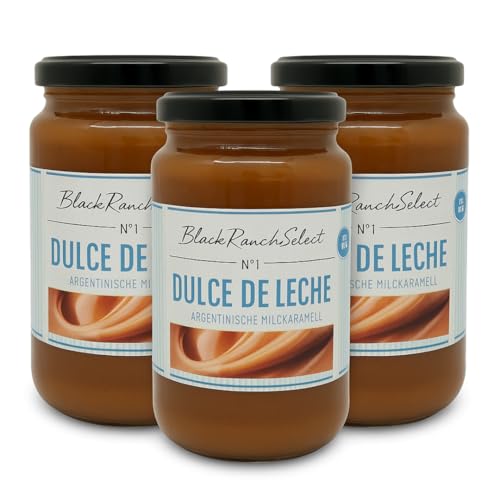 Black Ranch Dulce de Leche | Verschiedene Packgrößen | Argentinischer Milchkaramell-Aufstrich (3 x 430g) von BLACK RANCH ARGENTINA