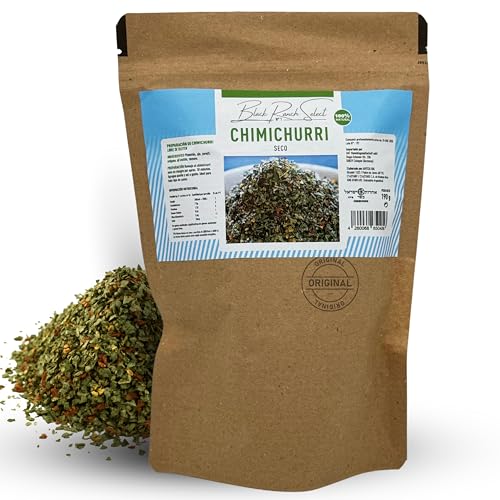 Black Ranch | Argentinische Gewürzmischung | Chimichurri & Ají Molido 190g | Natürlich, Vegan | Für BBQ, Grill, Asado, Fleisch, Marinade, Paprika (190g, Chimichurri Argentinische Grillgewürze) von BLACK RANCH ARGENTINA