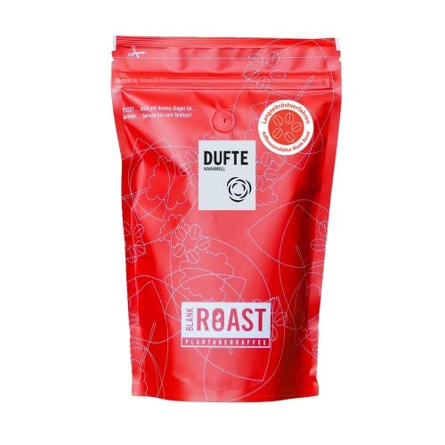 BLANK ROAST | Flavoured Kaffee | Dufte Karamell | Cafe Creme | Kaffee Größe 500g, Geschmack gemahlen für Stempelkanne von BLANK ROAST