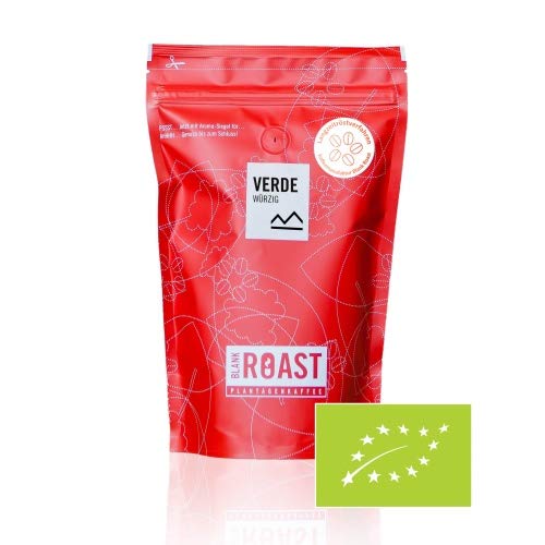 BLANK ROAST | Manufakturkaffee | Verde Bio | Cafe Creme | Arabica | Kaffee Größe 250g, Geschmack gemahlen für Herdkocher von BLANK ROAST