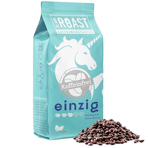 Blank Roast - EINZIG - 1kg - Kaffeebohnen koffeinfrei - 100% Arabica aus Peru - schonend & umweltfreundlich entkoffeiniert - säurearm mit voller Crema - ideal für jede Zubereitungsart von BLANK ROAST