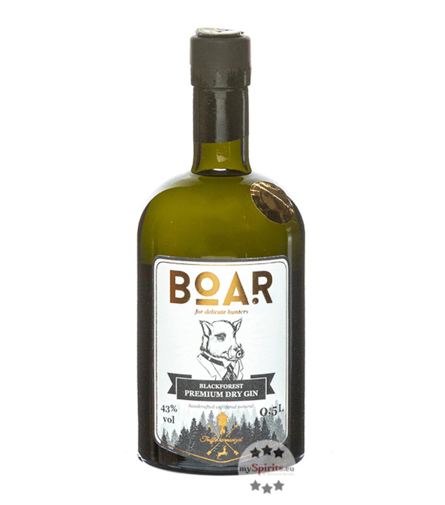 Boar Gin (43 % Vol., 0,5 Liter) von BOAR Distillery