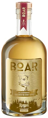 BOAR Royal 0,5L 43% vol – Im Barrique gereift in limitierter Auflage von BOAR Gin