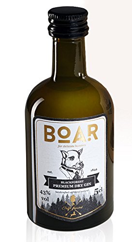 Boar Gin Miniatur (0,05l | 43% vol.) Feiner Kleiner aus dem Schwarzwald von BOAR Gin