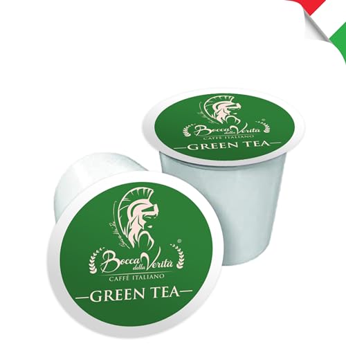 BOCCA DELLA VERITA® - Italienische Marke TE VERDE Box mit 100 Kapseln, kompatibel mit K-Cup, 100 % Made in Italy von BOCCA DELLA VERITA