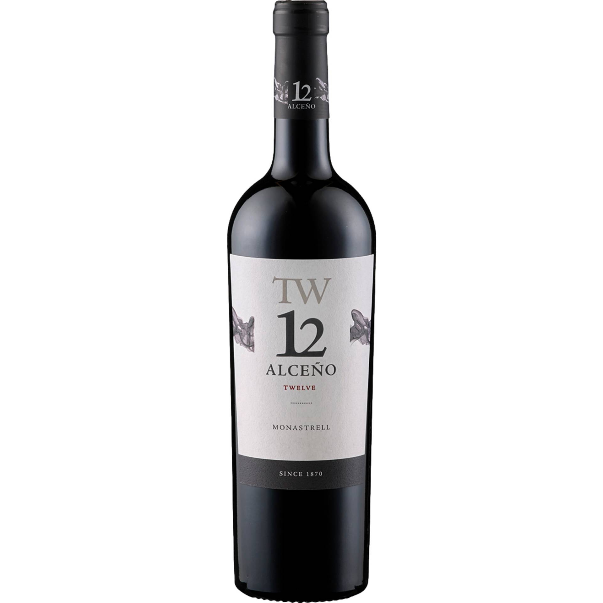 Alceño 12 meses TW Monastrell, Vino de la Tierra Murcia, Murcia, 2021, Rotwein von BODEGAS ALCEÑO, S.A. ,   ES 30520 Jumilla (Murcia)