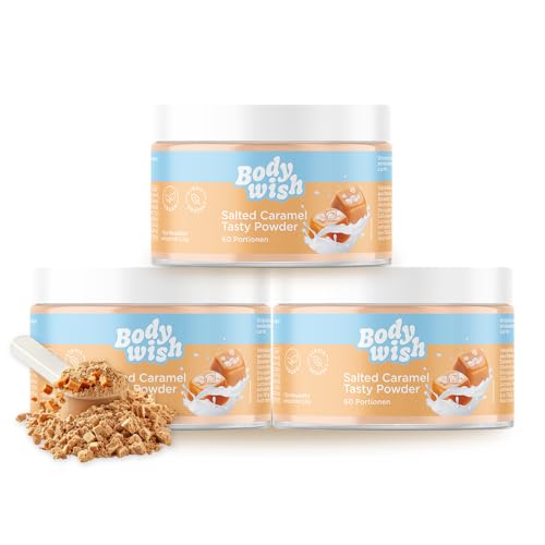 Geschmackspulver Kalorienarm | BODYWISH - Salted Caramel - Chunky Flavour Pulver Ohne Kalorien | Natürlicher Geschmack - Zuckerersatz Im Quark, Joghurt | 3 x 150gr - Salz Karamell Aroma | More Taste Geschmackspulver Kalorienarm | BODYWISH - Salted Caramel - Chunky Flavour Pulver Ohne Kalorien | Natürlicher Geschmack - Zuckerersatz Im Quark, Joghurt | 3 x 150gr - Salz Karamell Aroma | More Taste von BODYWISH