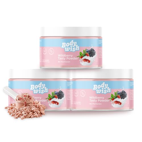 XXL Fruchtzwerge Pulver | Für Jogurt, Eis, Desserts und Backen - Ohne Kalorien | Natürlicher Geschmack - Zuckerersatz Im Quark, Joghurt | 3 x 150gr - Beeren Aroma | More Taste XXL Fruchtzwerge Pulver | Für Jogurt, Eis, Desserts und Backen - Ohne Kalorien | Natürlicher Geschmack - Zuckerersatz Im Quark, Joghurt | 3 x 150gr - Beeren Aroma | More Taste von BODYWISH