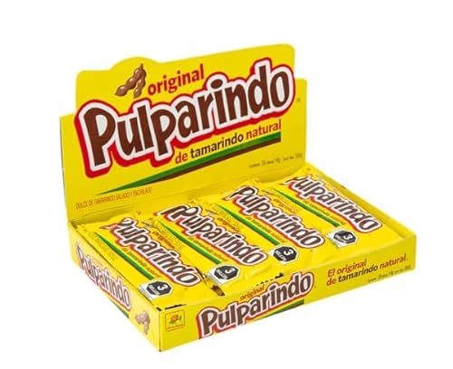 Pulparindo - Original Mexikanische Pulparindo - BOEMY by De La Rosa - Süßigkeiten - Snack von Tamarindo - 20 Stück 14 g von BOEMY
