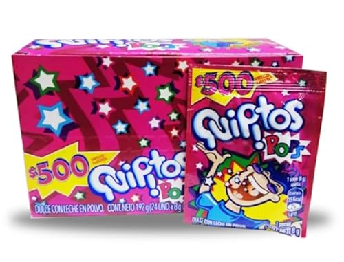 Quipitos Pops | Süß mit Milchpulver | Original Kolumbianische Cuipitos | 24 Einheiten - 192 Gr. von BOEMY