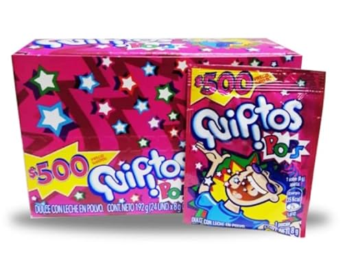 Quipitos Pops | Süß mit Milchpulver | Original Kolumbianische Cuipitos | 24 Einheiten - 192 Gr. Quipitos Pops | Süß mit Milchpulver | Original Kolumbianische Cuipitos | 24 Einheiten - 192 Gr. von BOEMY
